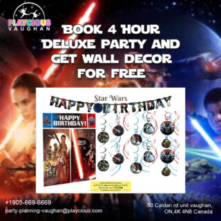 🎉🎉 Book 𝟒-𝐇𝐨𝐮𝐫 𝐃𝐞𝐥𝐮𝐱𝐞 𝐏𝐚𝐫𝐭𝐲 & Get 𝐅𝐫𝐞𝐞 Themed Wall Décor.
Hurry up and 𝐁𝐨𝐨𝐤 𝐍𝐨𝐰!

For more details give us a call on
(𝟗𝟎𝟓) 𝟔𝟔𝟗 𝟗𝟗𝟗𝟔
Or visit:
party-planning-vaughan@playcious.com
50 Caldari Rd, Unit A Vaughan

#playcious #vaughan #timetoplay #sanitize #party #club #celebration
#birthdayparty #birthdaygirl #theme #kidsparty #partydecorations #party #partyplanner #partyideas #partydecor #eventplanner
#birthday #happybirthday #love #party #cake #birthdaycake #birthdaygirl #wedding #birthdayparty #happy #anniversary #gift #instagood #celebration