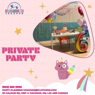 Book a place for your Private Party with Playcious

For more details give us a call on
(𝟗𝟎𝟓) 𝟔𝟔𝟗 𝟗𝟗𝟗𝟔
Or visit:
party-planning-vaughan@playcious.com
50 Caldari Rd, Unit A Vaughan

#playcious #vaughan #timetoplay #sanitize #party #club #celebration
#birthdayparty #birthdaygirl #theme #eventplanner #kidsprivateparty #birthdaycake
#party #music #love #dj #dance #birthday #instagood #wedding #fun #friends #nightlife #happy #like #photography #photooftheday