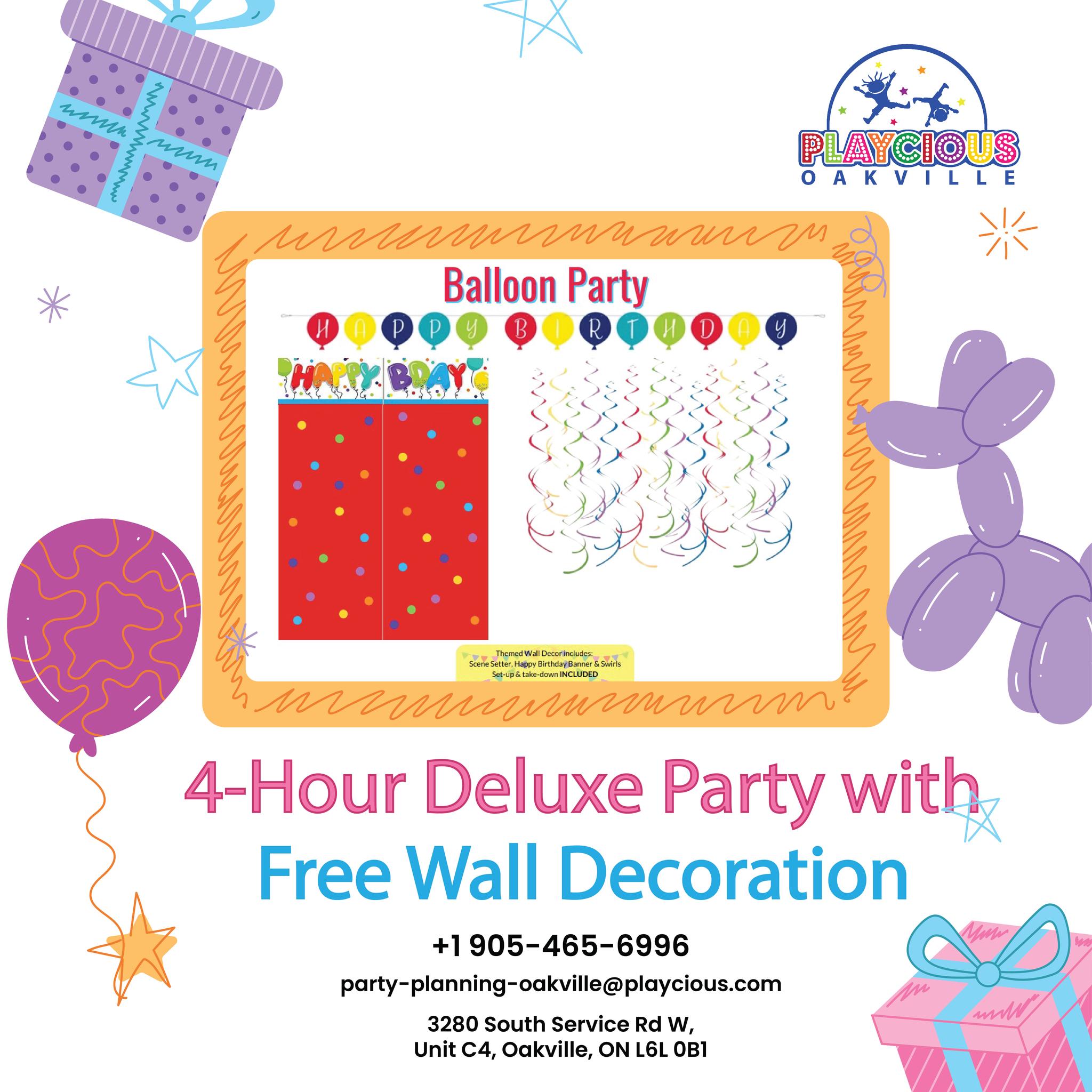 Perfect Place for 4-Hour Deluxe Party and Free Wall Decoration of Different Themes.

For further detail get in touch through
CALL (905) 465 6996
Or visit:
party-planning-oakville@playcious.com
3280 South Service Rd w, Unit C4, Oakville

#playcious #oakville #timetoplay #sanitize #marchcamp #party #learn #dance #partyplanner #birthdaycelebration #walldecoration #walldecor #homedecor #wallart #interiordesign #hiasandinding #interior #wallpaper #art #homedecoration #decor #decoration #handmade #artwork #walldecormurah #wallartdecor #design #walldesign