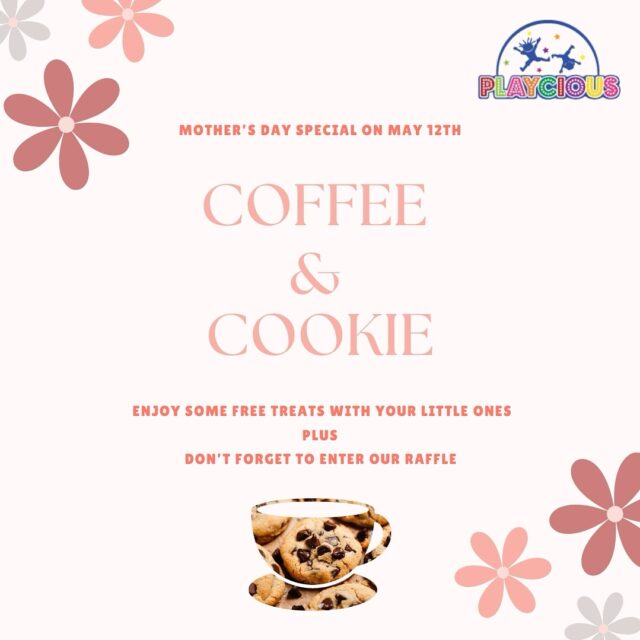 We will be celebrating all of our super Mom’s this weekend on May 12th here at Playcious Oakville. Bring your kiddos and enjoy a free coffee and cookie. Plus, don’t miss your chance of entering the raffle at our facility for a chance to win a prize. Hurry! Reserve your spot for May 12th by booking tickets online☺️

•
•
•
•
•
•
•
•
#playcious #playciousoakville #mothersday #oakville #missisauga #indoorplayground #gtaindoorplayground #indooractivities #indooractivities