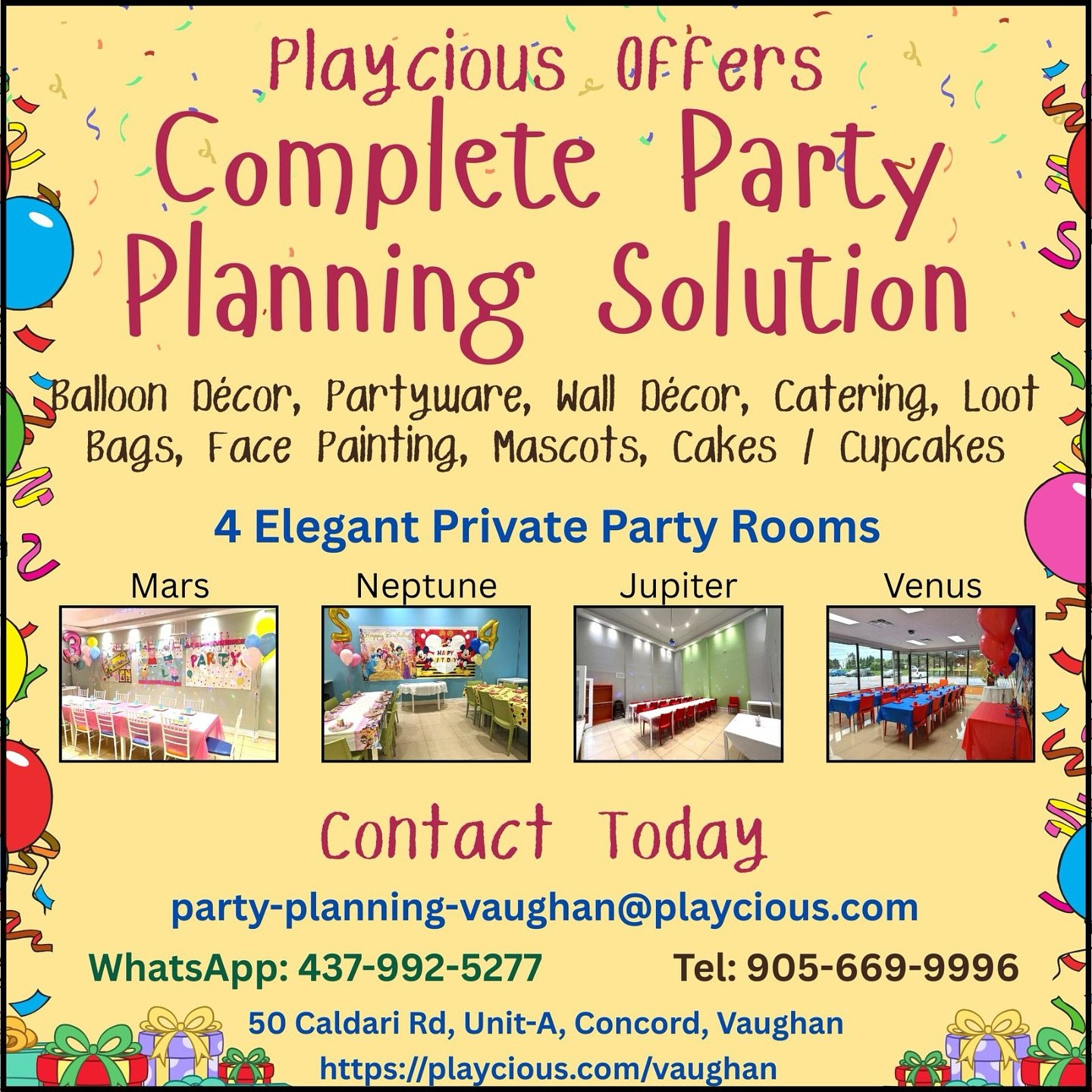 Beat the summer heat with a birthday party at PLAYCIOUS 🔥
DM for more details
•
•
•
•
•
•
#playcious #birthday #birthdayparty #birthdayballoons #birthdayvibes #birthdaypartyfun #balloons #weekendvibes #weekendtime #weekendvibes✌️
