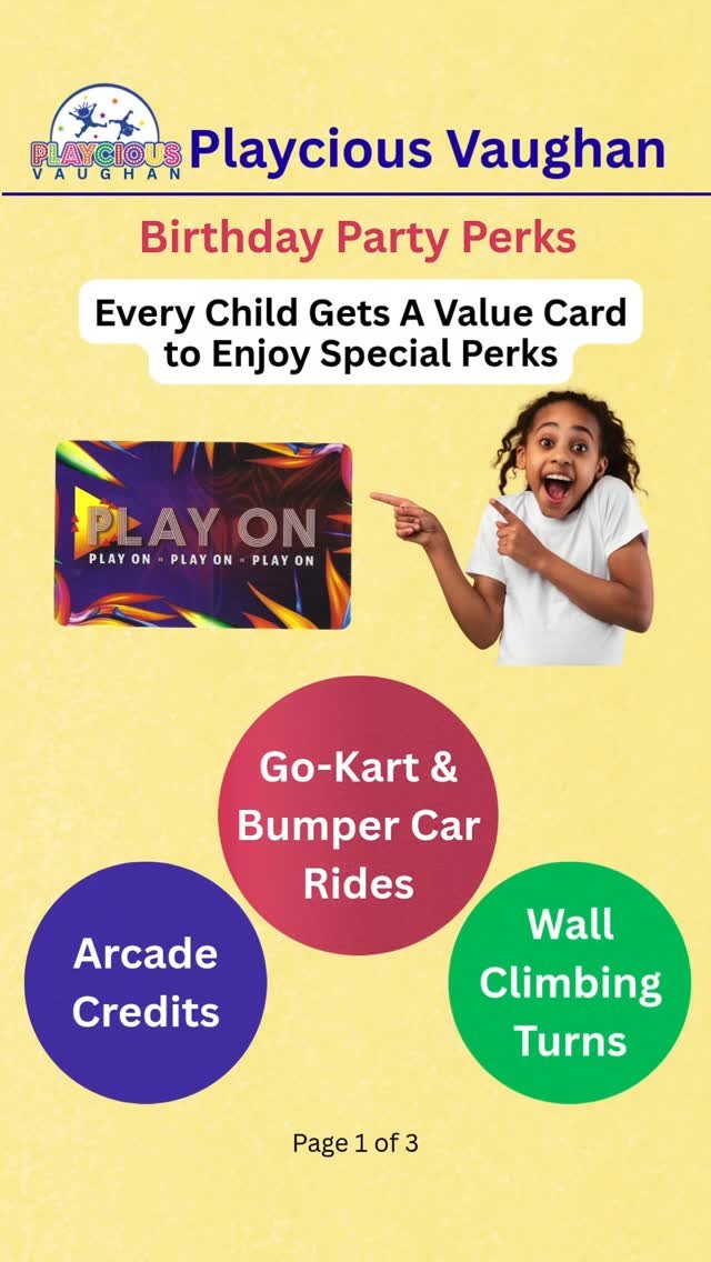 #vaughan #playcious #indoorplayground #vaughanmoms #birthdayparty