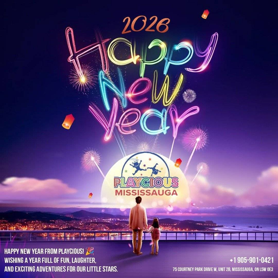 🎉 𝐇𝐞𝐥𝐥𝐨, 𝐍𝐞𝐰 𝐘𝐞𝐚𝐫! ✨

Cheers to more giggles, creativity, and playful moments at Playcious Mississauga. 

Thank you to our amazing families for being part of our journey here’s to a year filled with fun, learning, and unforgettable memories! 💛🎈

#HappyNewYear #PlayciousMississauga #NewYearJoy #PlayBasedLearning #KidsFun #FamilyMoments #LittleLearners #MississaugaKids #GratefulHearts